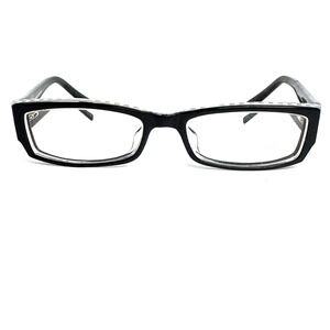 KIO YAMATO EYEWEAR KP-069U Eyeglasses Frames Black Rectangle 52-17-141 H3622